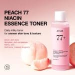 Anua Peach 77 Niacin Essence Toner 250ml - imagine 10